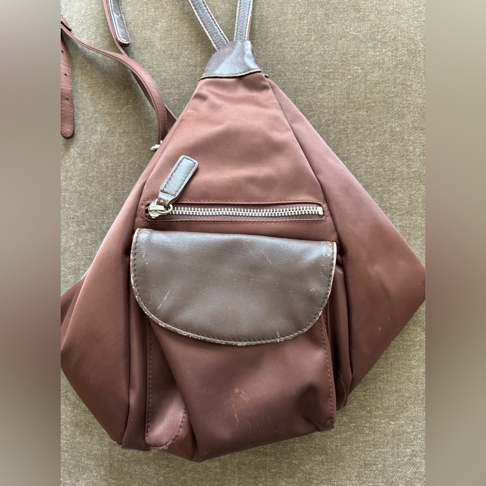 Vintage Holt Renfrew Leather and Satin  Bag - Picture 4 of 9